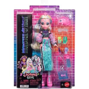 Papusa cu animal de companie, Monster High, Lagoona Blue si Neptuna, JHK33 imagine