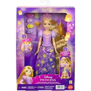 Papusa cu accesorii pentru par, Disney Princess, Magical Hair Rapunzel, JHL46 imagine