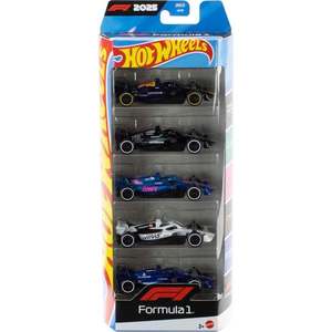 Set 5 masini de curse, Hot Wheels, Formula 1 2025, JLN11 imagine
