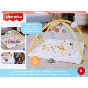 Saltea cu activitati, Fisher Price, Simply Senses Newborn Gym, JMN74 imagine
