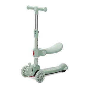 Trotineta pliabila, Lorelli Swiftie, pana la 50 kg, roti din silicon cu leduri colorate, Ocean Wave imagine