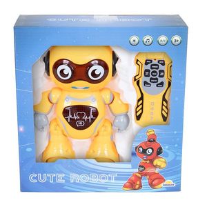 Robotel cu telecomanda care danseaza, Cute Robot, Galben imagine