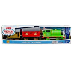 Locomotiva motorizata cu 2 vagoane, Thomas and Friends, Classic Percy, JFH33 imagine