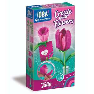 Set de creat 2 flori, Clementoni Idea, Lalele imagine