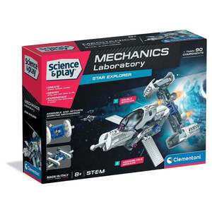 Kit de constructie, Clementoni, Science & Play, Nava Spatiala, 90 piese imagine
