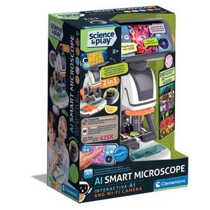 Microscop 2in1, Clementoni, Science & Play, Ai si camera Wi-Fi imagine