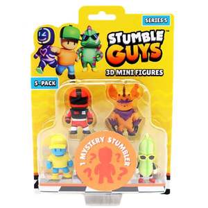 Set 5 mini figurine 3D, Stumble Guys, S5 imagine