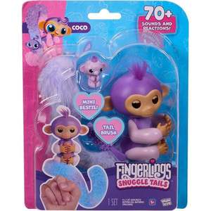 Jucarie interactiva, Fingerlings, Snuggle Tails, Coco imagine