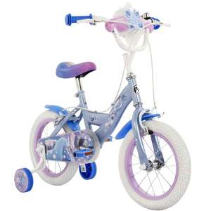 Bicicleta cu roti ajutatoare, Huffy, Disney Frozen, 14 inch, Blue imagine