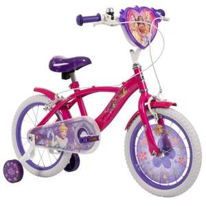 Bicicleta cu roti ajutatoare, Huffy, Disney Princess, 16 inch, Roz imagine