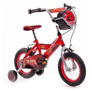 Bicicleta cu roti ajutatoare, Huffy, Disney Cars, 12 inch imagine