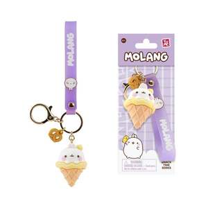 Breloc cu pandantiv si curea, Yume, Molang, Snack Time Series imagine