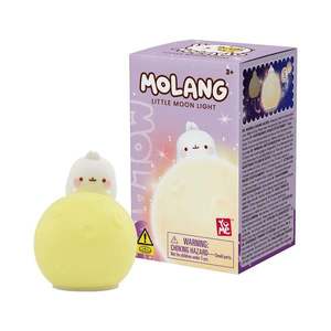 Lampa de veghe cu figurina, Yume, Molang Little Moon Light, Galben imagine