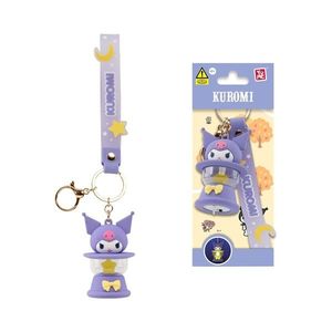 Breloc cu lumini si curea, Yume, Hello Kitty and Friends, Camping Lamp Series, Kuromi imagine