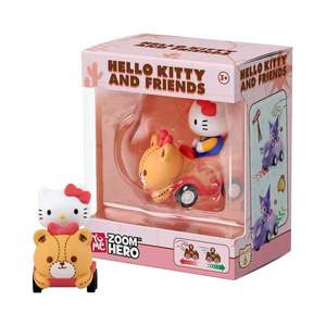 Figurina cu vehicul, Yume, Hello Kitty and Friends, Zoom Hero S1, Hello Kitty imagine