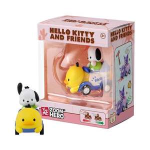 Figurina cu vehicul, Yume, Hello Kitty and Friends, Zoom Hero S1, Pocaccho imagine