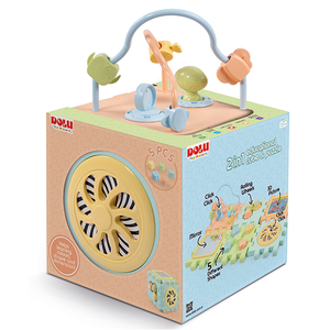 Cub 2 in 1 cu activitati, Dolu, Pastel imagine