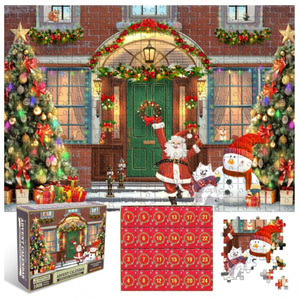 Puzzle advent calendar Craciun imagine