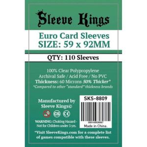 Sleeve Kings Euro Card - 59 x 92 mm imagine