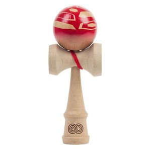 Kendama USA Custom Kaizen - Girr Tortoise Shell - Red Lava imagine
