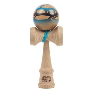 Kendama USA Custom Kaizen - Girr Tortoise Shell - Deep Sea imagine