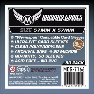 Mayday Premium Wyrmspan Compatible Sleeves - 57x57mm imagine