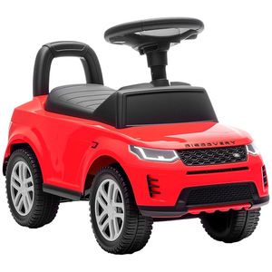 AIYAPLAY Mașinuță pentru Copii cu Licență Land Rover cu Claxon și Spațiu de Depozitare, 65, 5x28x42 cm, Roșu | Aosom Romania imagine