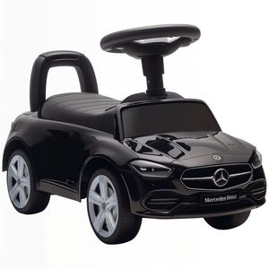 AIYAPLAY Mașinuță Electrică pentru Copii Licență Mercedes Benz cu Claxon și Spațiu Portaoggetti, 65x28x39 cm, Negru | Aosom Romania imagine