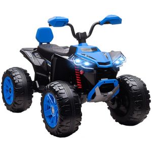 AIYAPLAY Quad electric pentru copii, vehicul electric 24V cu 4 roți, faruri, port USB, funcție MP3, 6, 5 km/h, 3-8 ani | Aosom Romania imagine