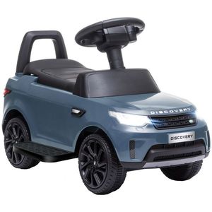 AIYAPLAY Mașină electrică pentru copii 6V, Land Rover, mod condus/mod de împins, faruri, muzică, Albastru deschis | Aosom Romania imagine