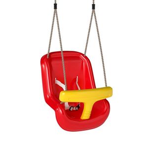 AIYAPLAY Leagăn pentru Copii de Interior și Exterior, Leagăn de Grădină pentru Bebeluși și Copii 9-36 Luni, Coardă Reglabilă și Centură de Siguranță | Aosom Romania imagine