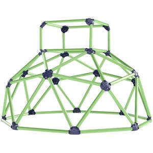 AIYAPLAY Cupolă de Cățărat pentru Copii 3-8 Ani, pentru Interior și Exterior, cu Margini Netede, din Plastic, 182, 5x182, 5x119 cm, Verde și Violet | Aosom Romania imagine