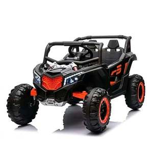 Kinderauto Warrior 4x4, UTV electric pentru copii 2-6 ani, 120W, 12V 7Ah, echipare Premium, negru imagine