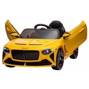 Masinuta electrica 4x4, pentru copii, Bentley Bacalar 120W 12V premium, culoare Galben imagine