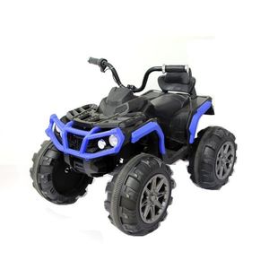 ATV electric pentru copii, Kinderauto Offroad 90W 12V cu scaun tapitat, culoare albastra imagine