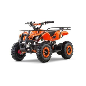 ATV electric pentru copii NITRO Torino Quad 1200W 48V Snowy Tyre, culoare portocalie imagine