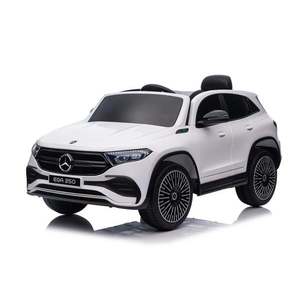 Masinuta electrica 4x4, pentru copii, Mercedes EQA 140W 12V premium, culoare Alba imagine