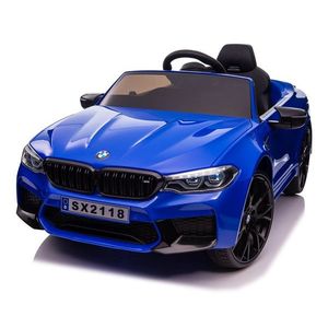 Masinuta electrica Bmw M5 Competition, baterie 24V 7Ah, 500W, scaun tapitat, dotari Premium, Drift Edition, albastra imagine