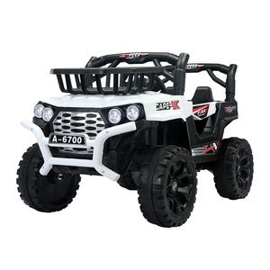 Masinuta electrica pentru copii intre 2 si 4 ani, 4x4, Kinderauto CAPE-X, 100W, 12V, scaun tapitat, alb imagine
