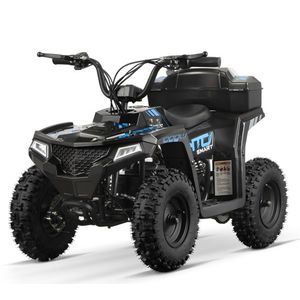 ATV electric NITRO E-QUAD Acanto 1000W cu baterie 36V 8Ah Lithium, culoare albastra imagine