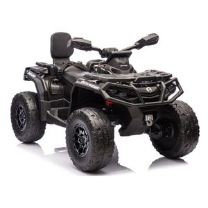 ATV electric pentru 2 copii Can Am Outlender 800W 24V Bombardier, culoare neagra imagine