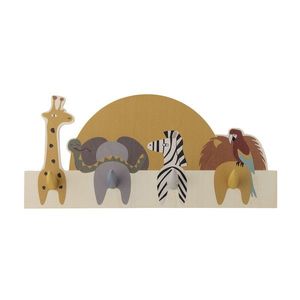 Cuier pentru copii, Bloomingville, Mallen, 40x6x20 cm, FSC 100%, placaj, maro imagine