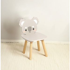 Scaun pentru copii Koala, U-grow, 30x29x7 cm, MDF, multicolor imagine
