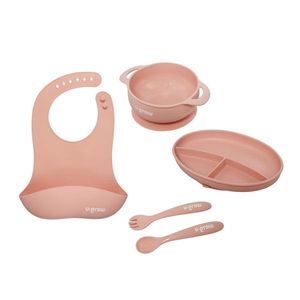 Set diversificare U-grow, 5 piese, silicon, roz imagine