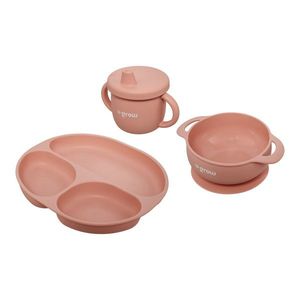 Set diversificare U-grow, 3 piese, silicon, roz imagine
