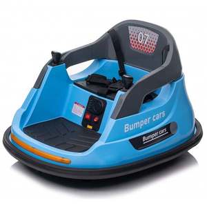 Masinuta busitoare, Kinderauto Bumper 70W 12V, telecomanda control parental, culoare albastra imagine