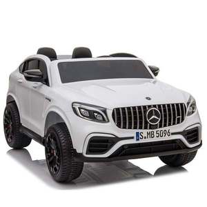 Masinuta electrica copii Mercedes GLC63s AMG, tractiune 4x4, 180W, 12V 14Ah, echipare premium, alba imagine