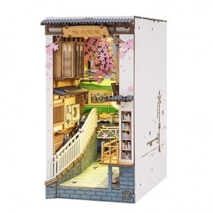 Book Nook. Puzzle 3D - Cotor de carte DIY - Sakura Densya | Robotime imagine