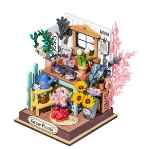 Puzzle 3D 72 piese - Gradina din balcon | Robotime imagine