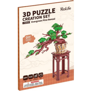 Puzzle 3D - Bonsai Pin, 115 piese | Robotime imagine